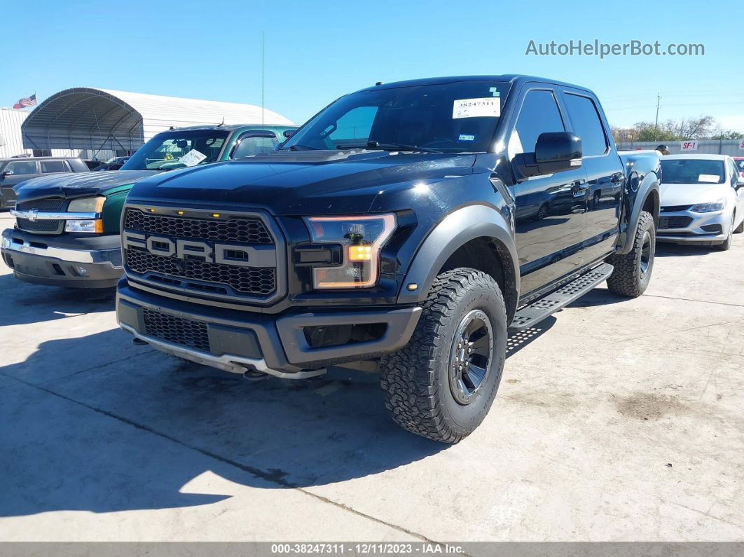 2018 Ford F-150 Raptor Black vin: 1FTFW1RG5JFE67587