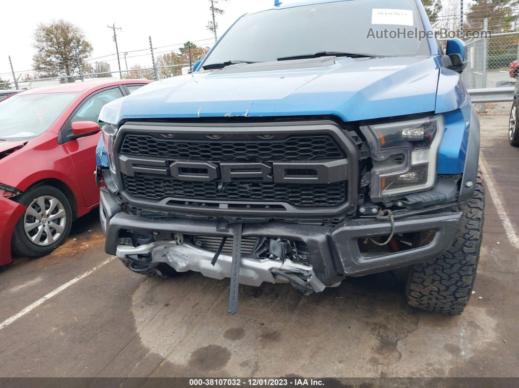 2019 Ford F-150 Raptor Blue vin: 1FTFW1RG5KFC45178