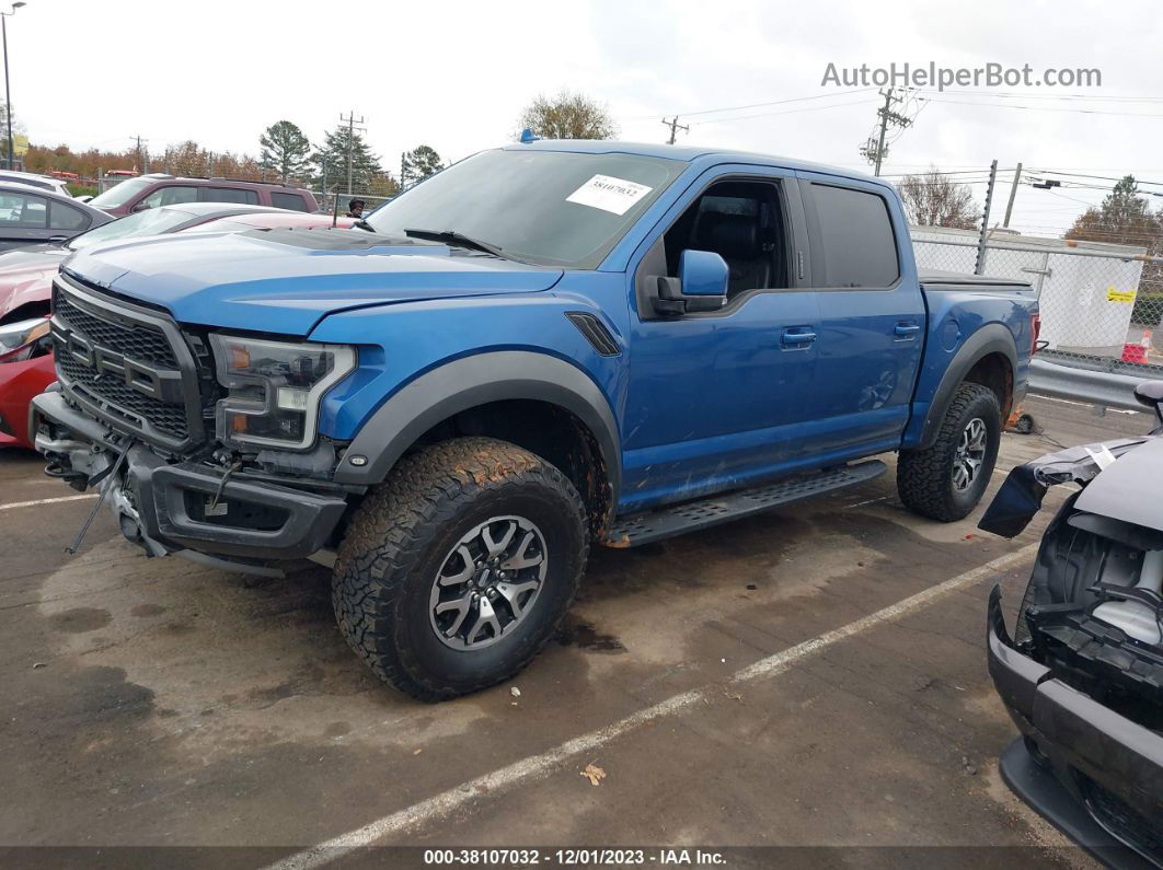 2019 Ford F-150 Raptor Blue vin: 1FTFW1RG5KFC45178