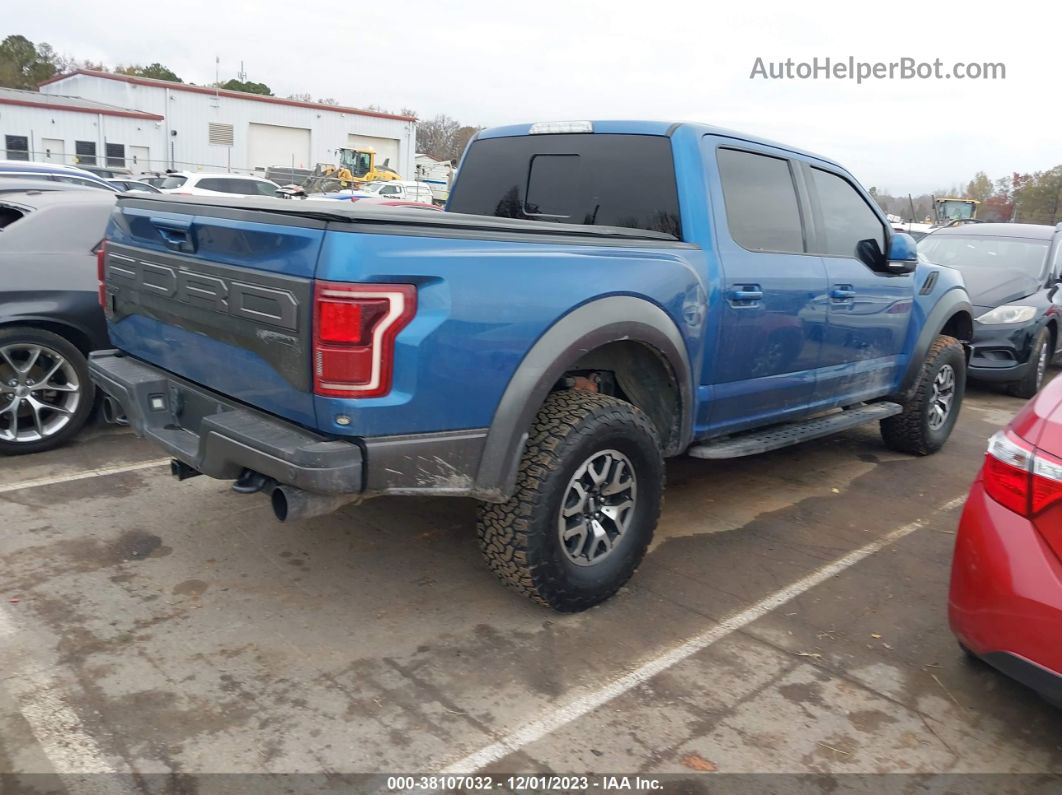 2019 Ford F-150 Raptor Blue vin: 1FTFW1RG5KFC45178