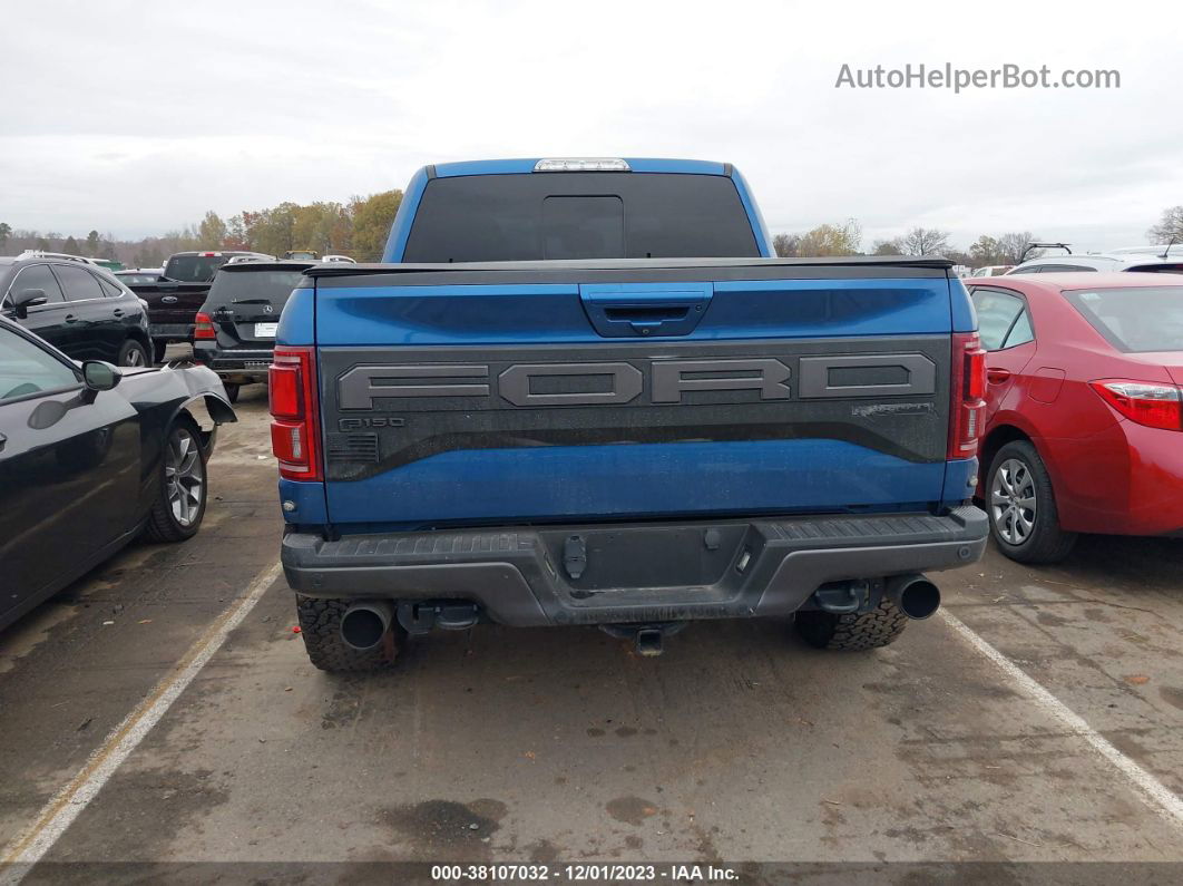 2019 Ford F-150 Raptor Blue vin: 1FTFW1RG5KFC45178