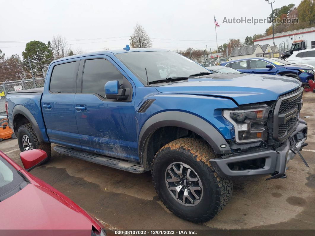 2019 Ford F-150 Raptor Blue vin: 1FTFW1RG5KFC45178