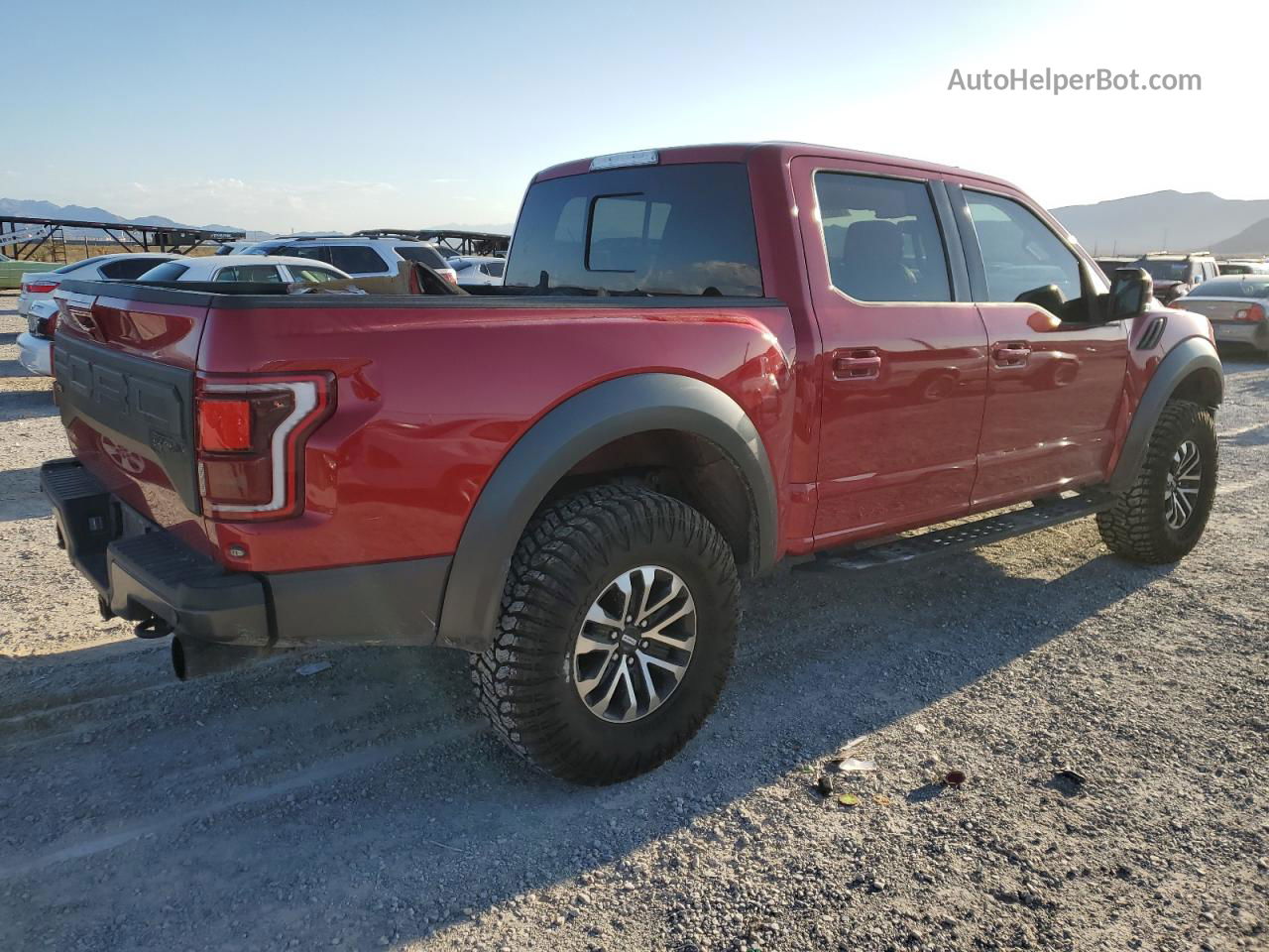 2020 Ford F150 Raptor Красный vin: 1FTFW1RG5LFA40221