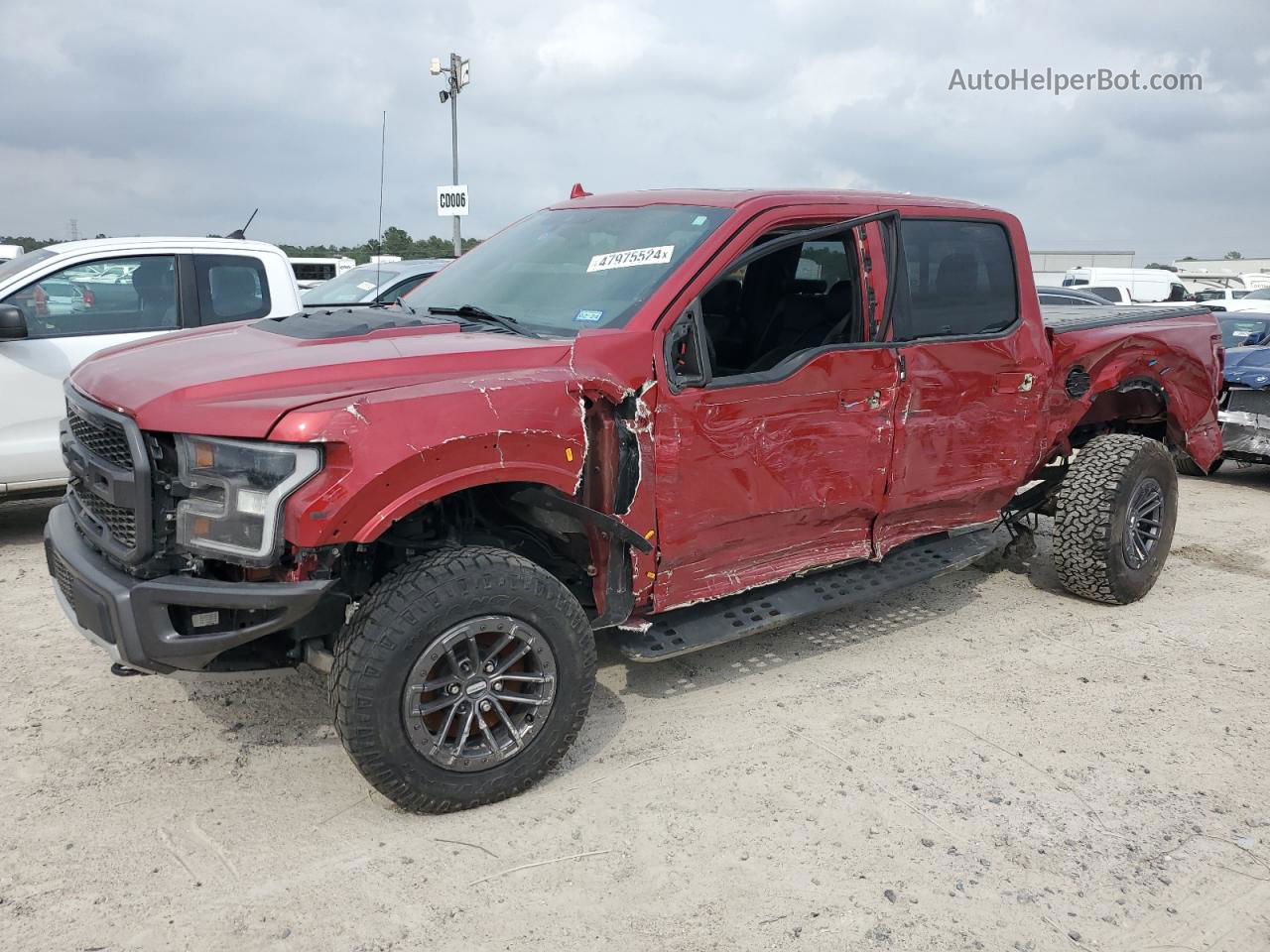 2020 Ford F150 Raptor Red vin: 1FTFW1RG5LFA71212