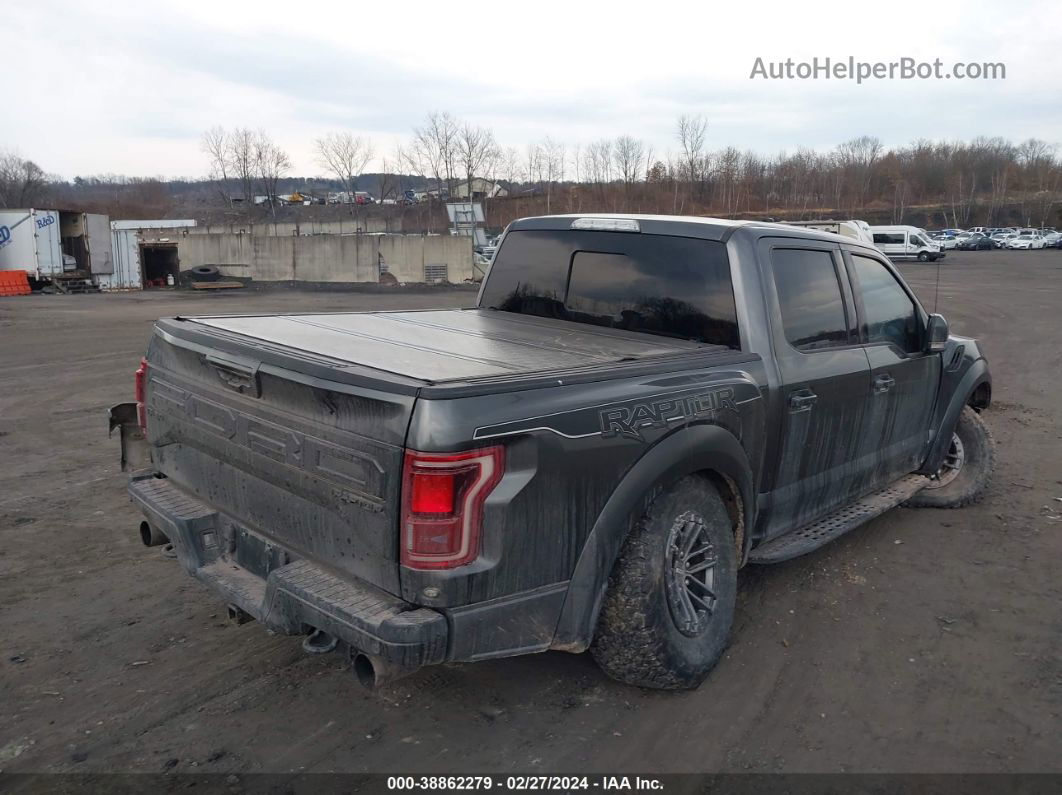 2019 Ford F-150 Raptor Gray vin: 1FTFW1RG6KFA07940