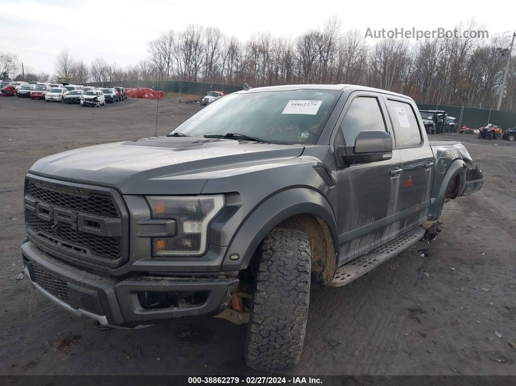 2019 Ford F-150 Raptor Gray vin: 1FTFW1RG6KFA07940