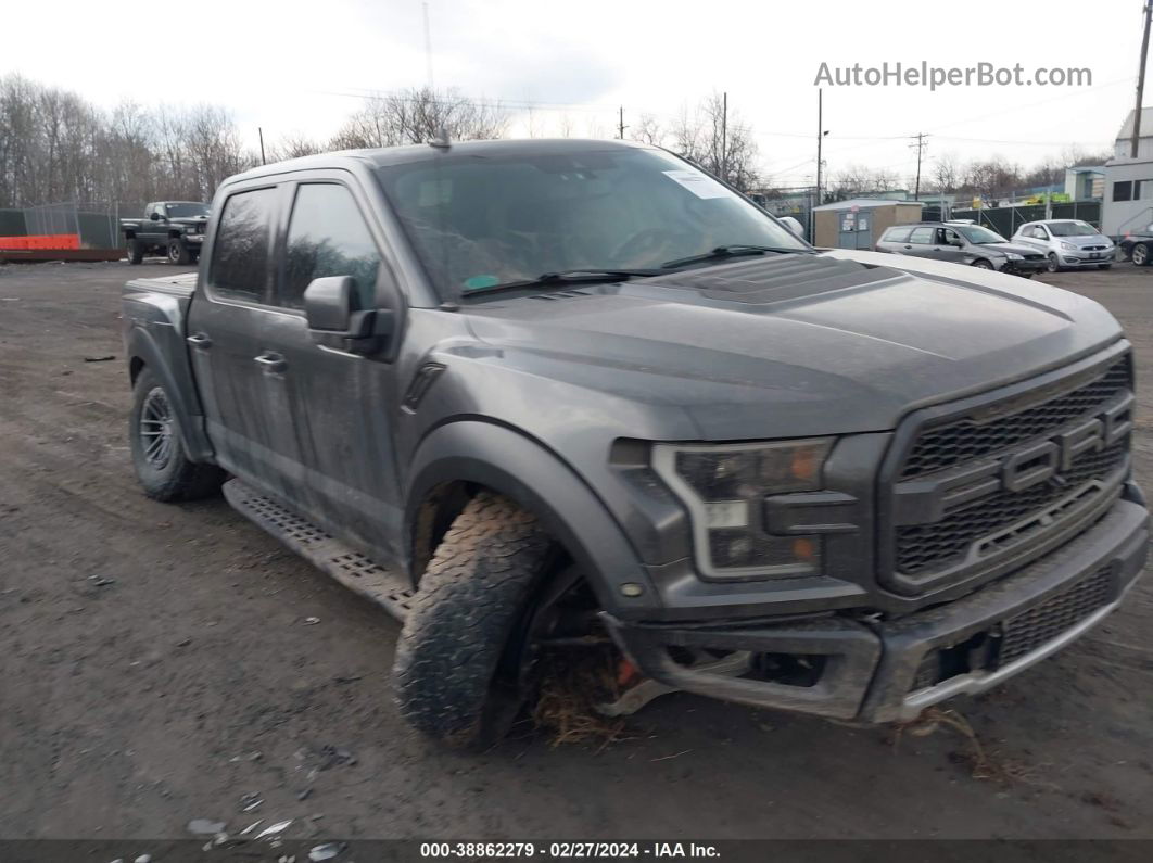 2019 Ford F-150 Raptor Gray vin: 1FTFW1RG6KFA07940