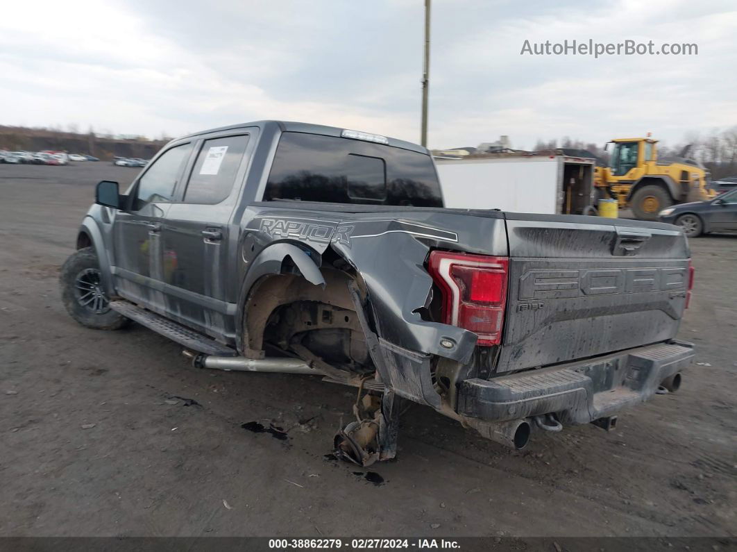 2019 Ford F-150 Raptor Серый vin: 1FTFW1RG6KFA07940