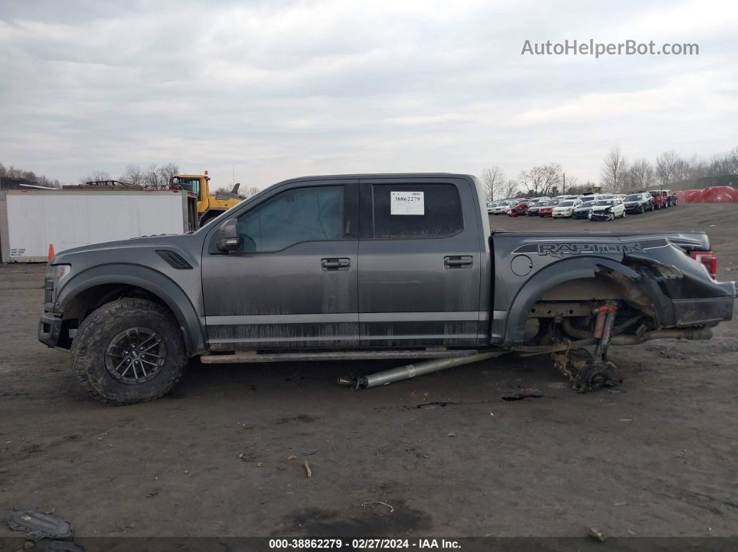 2019 Ford F-150 Raptor Gray vin: 1FTFW1RG6KFA07940