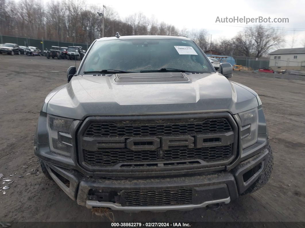 2019 Ford F-150 Raptor Gray vin: 1FTFW1RG6KFA07940