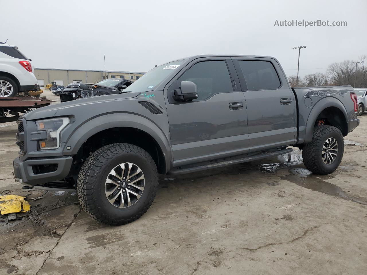 2020 Ford F150 Raptor Серый vin: 1FTFW1RG6LFA13075