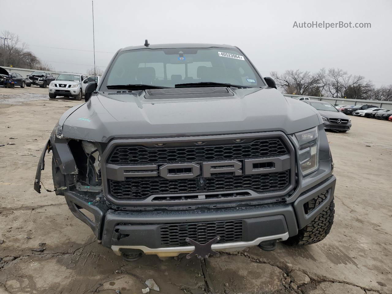 2020 Ford F150 Raptor Серый vin: 1FTFW1RG6LFA13075