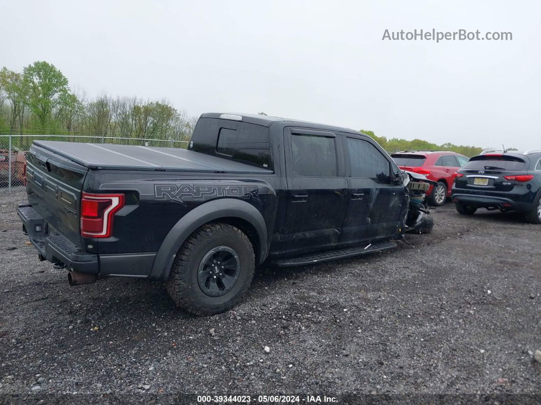 2017 Ford F-150 Raptor Black vin: 1FTFW1RG7HFA62759