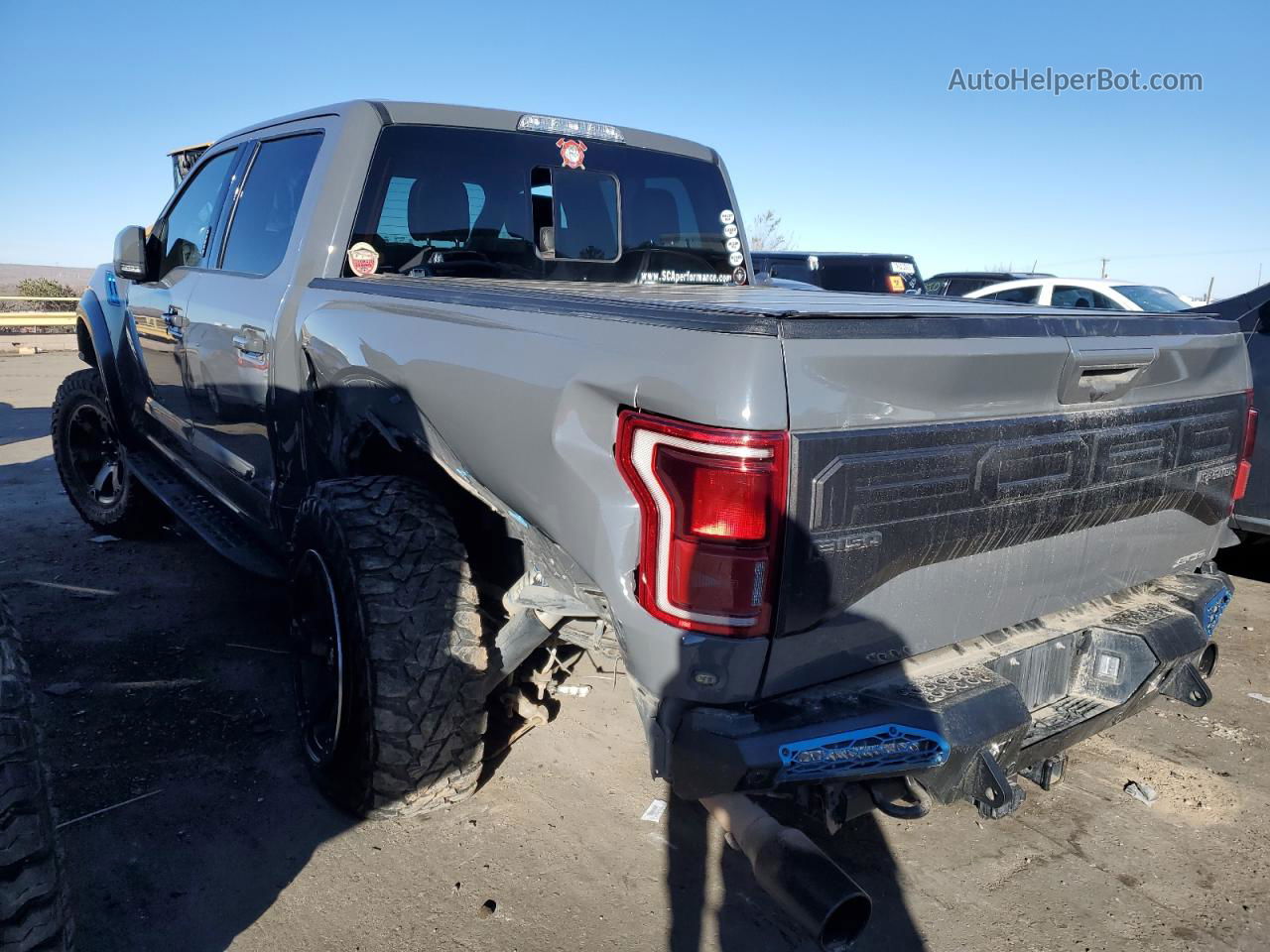 2018 Ford F150 Raptor Gray vin: 1FTFW1RG7JFC89357