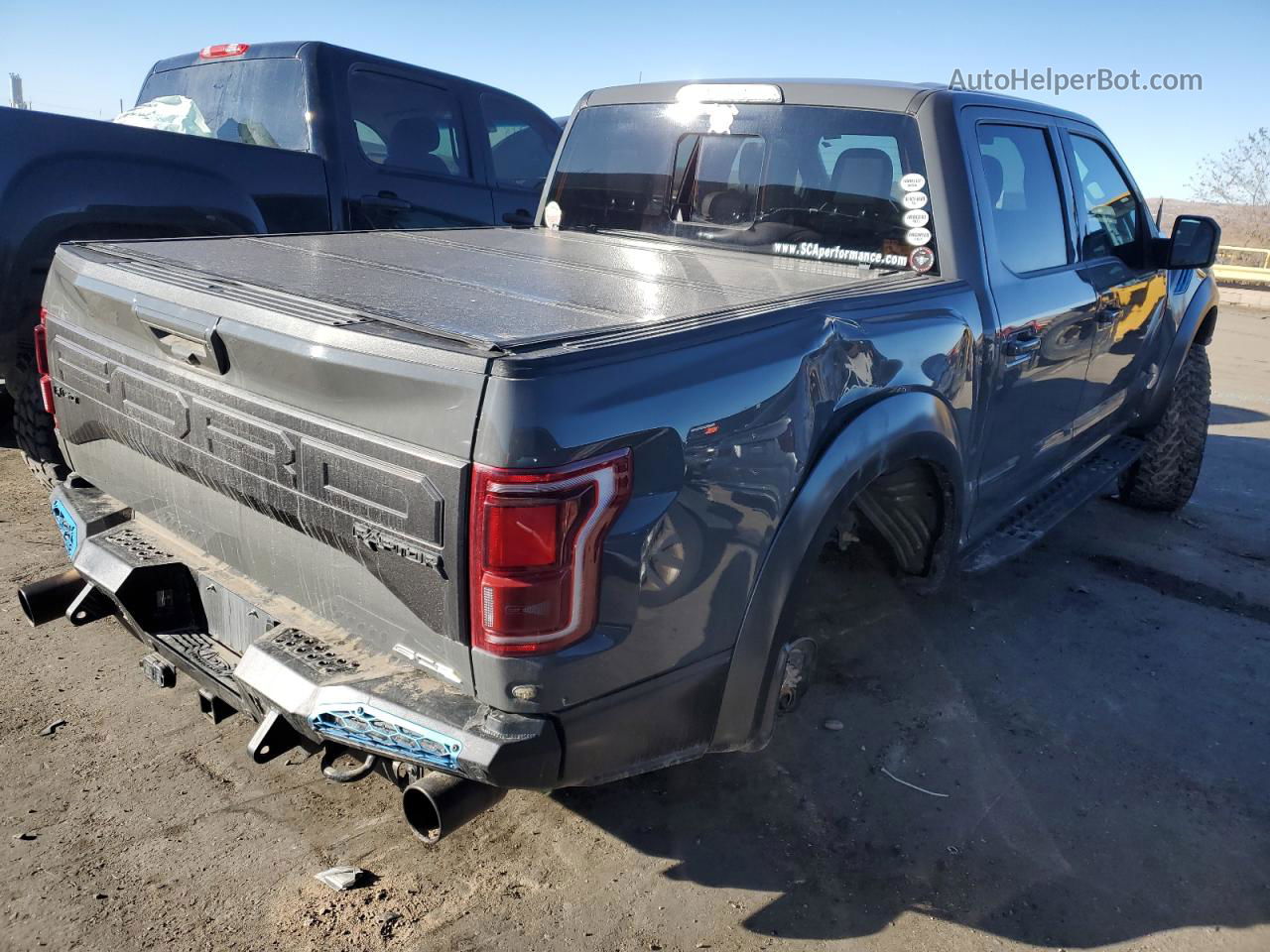 2018 Ford F150 Raptor Gray vin: 1FTFW1RG7JFC89357