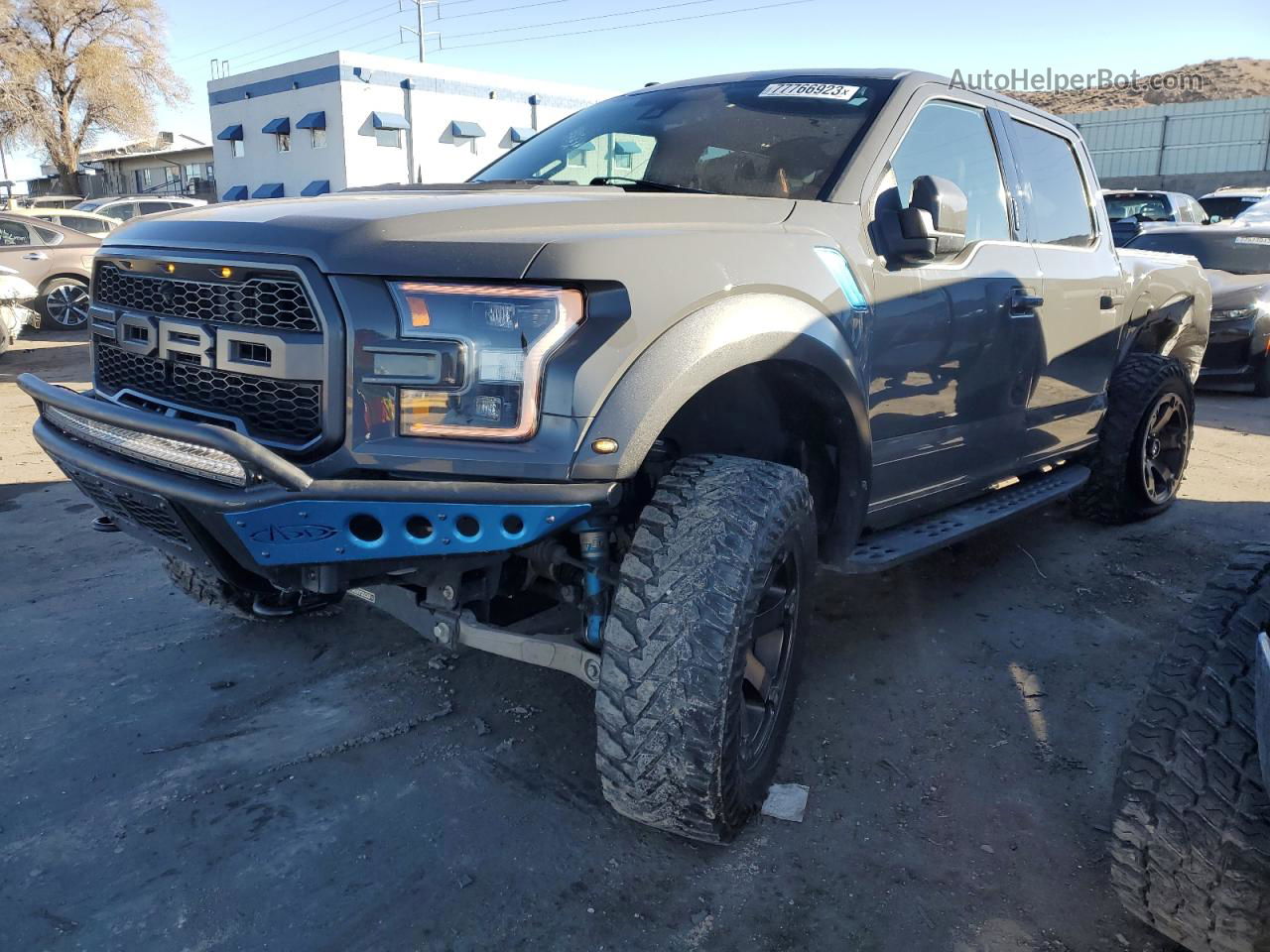 2018 Ford F150 Raptor Серый vin: 1FTFW1RG7JFC89357