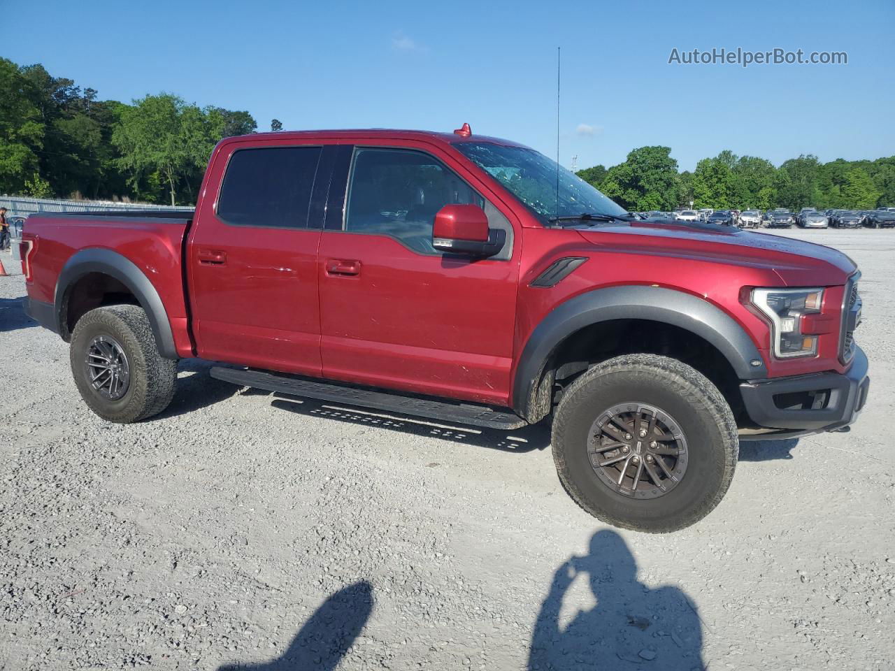 2019 Ford F150 Raptor Красный vin: 1FTFW1RG7KFB67907