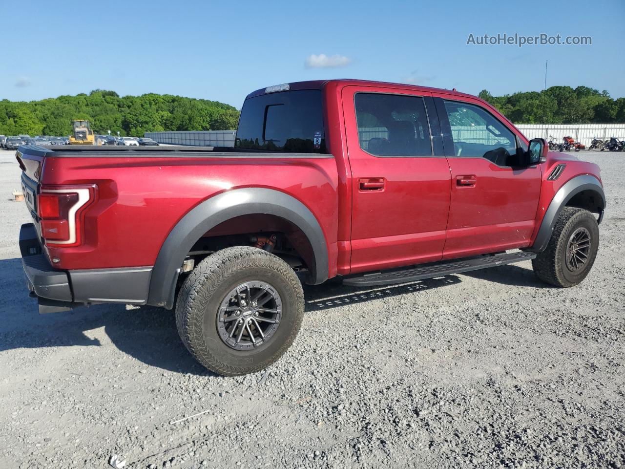 2019 Ford F150 Raptor Красный vin: 1FTFW1RG7KFB67907