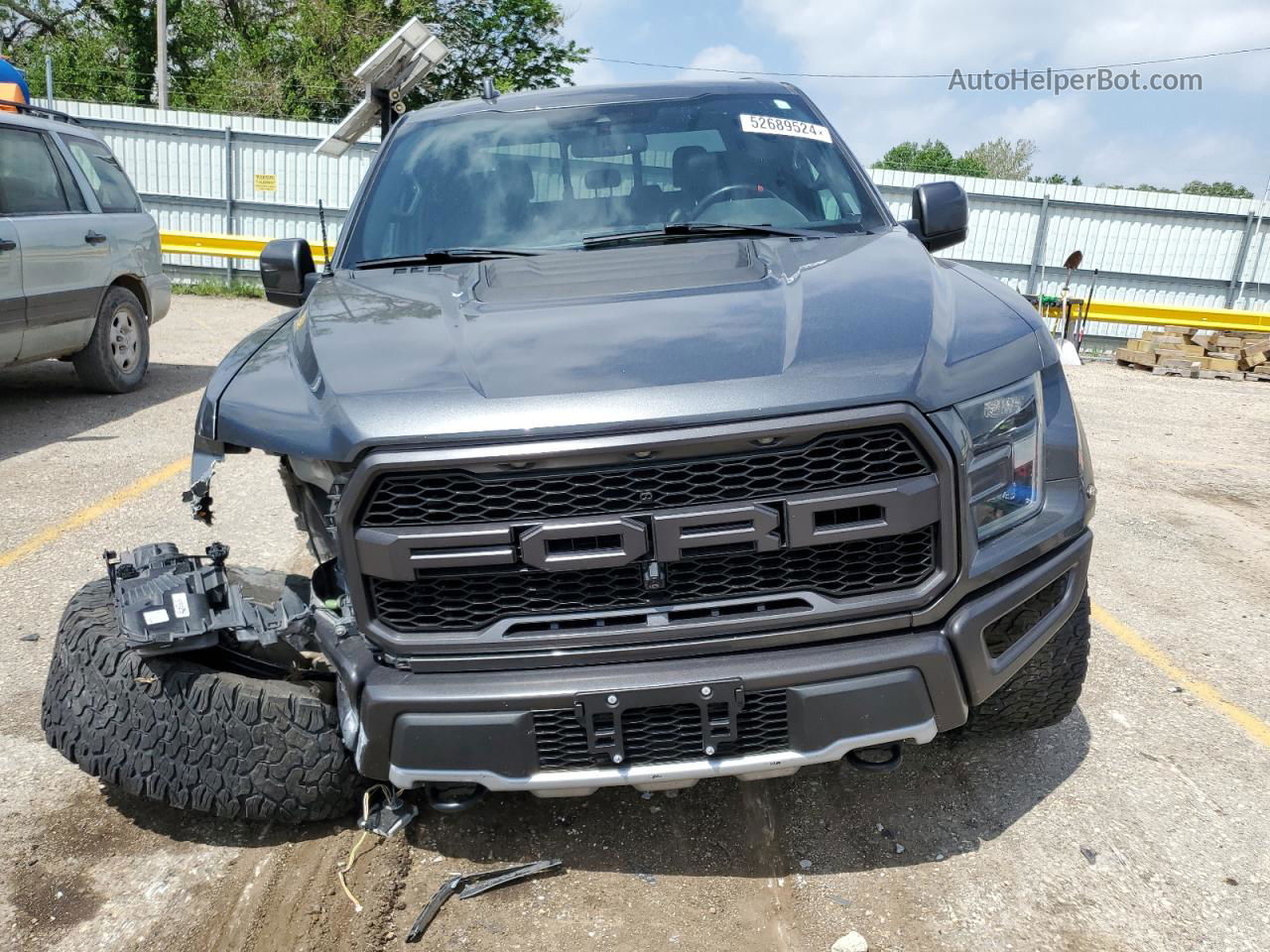 2019 Ford F150 Raptor Gray vin: 1FTFW1RG7KFC85939