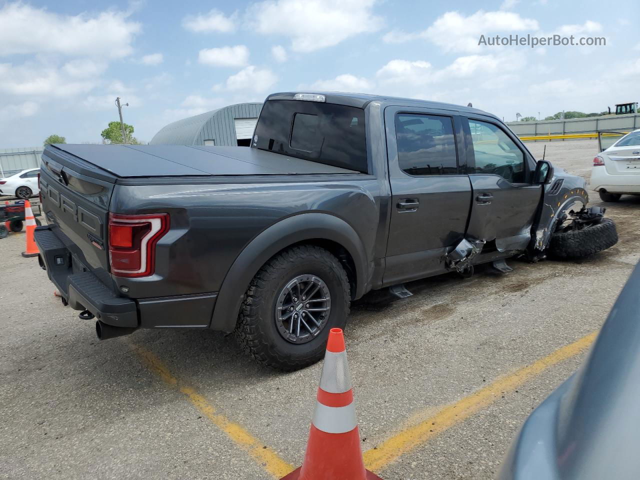 2019 Ford F150 Raptor Gray vin: 1FTFW1RG7KFC85939