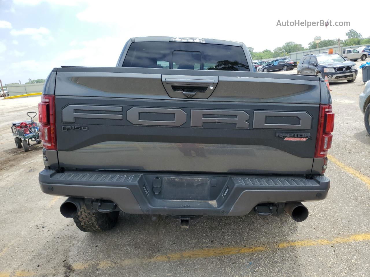 2019 Ford F150 Raptor Gray vin: 1FTFW1RG7KFC85939