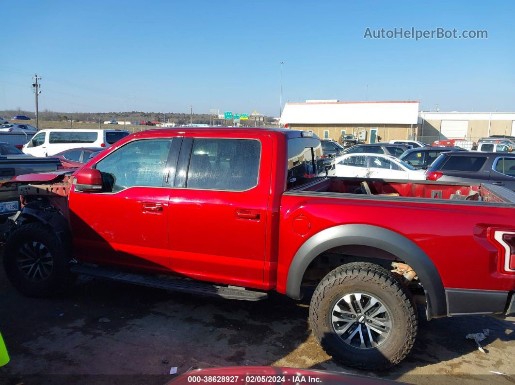 2019 Ford F-150 Raptor Red vin: 1FTFW1RG8KFA60901