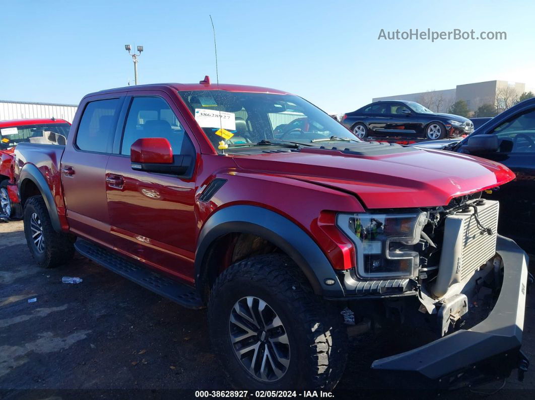 2019 Ford F-150 Raptor Red vin: 1FTFW1RG8KFA60901