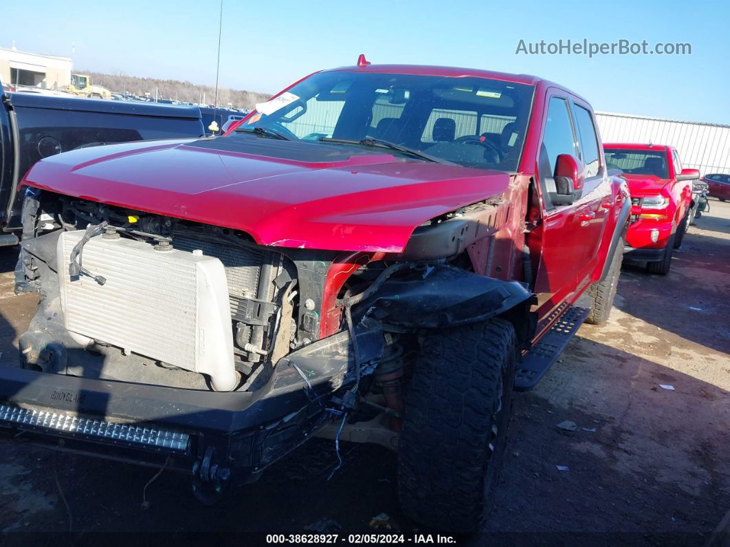 2019 Ford F-150 Raptor Red vin: 1FTFW1RG8KFA60901