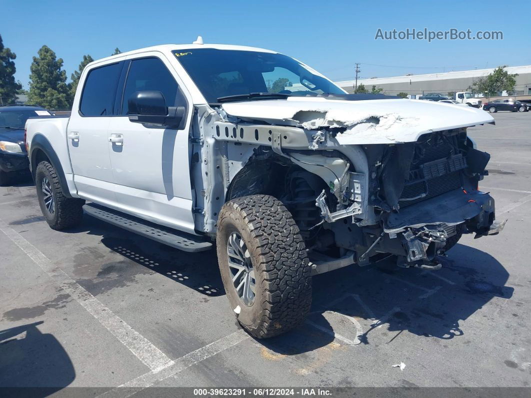 2019 Ford F-150 Raptor White vin: 1FTFW1RG8KFB81122