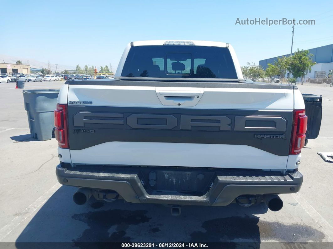 2019 Ford F-150 Raptor White vin: 1FTFW1RG8KFB81122