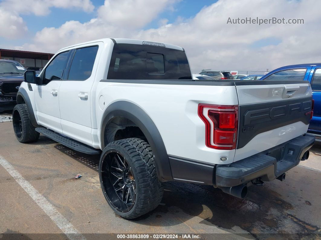 2019 Ford F-150 Raptor White vin: 1FTFW1RG8KFC86369