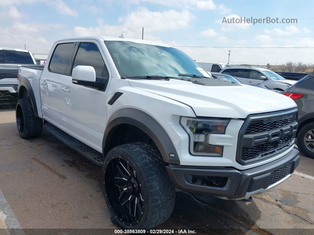 2019 Ford F-150 Raptor White vin: 1FTFW1RG8KFC86369