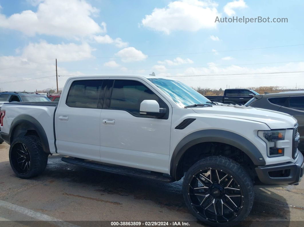 2019 Ford F-150 Raptor White vin: 1FTFW1RG8KFC86369