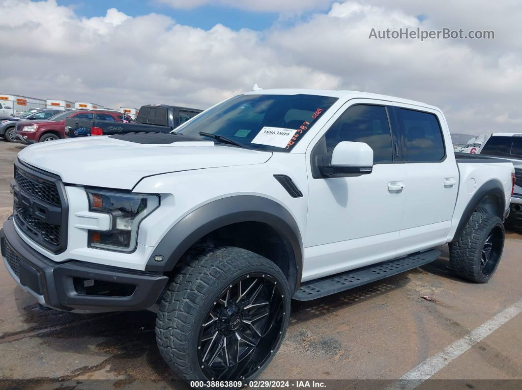 2019 Ford F-150 Raptor White vin: 1FTFW1RG8KFC86369