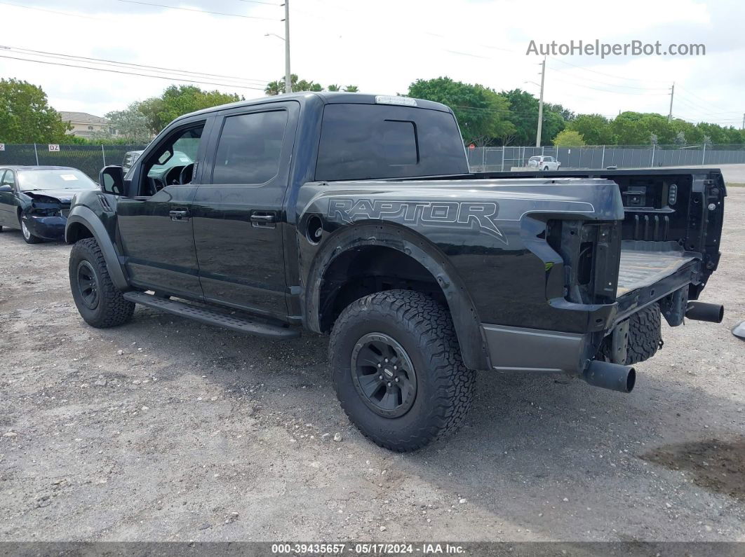 2017 Ford F-150 Raptor Black vin: 1FTFW1RG9HFC11950