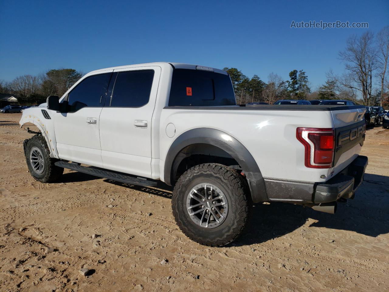 2019 Ford F150 Raptor Белый vin: 1FTFW1RG9KFB44953