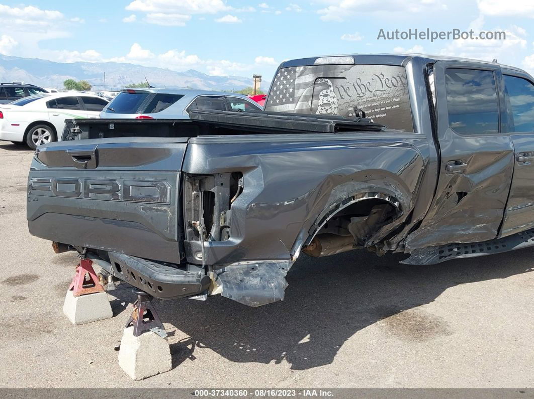 2019 Ford F-150 Raptor Gray vin: 1FTFW1RG9KFC87790