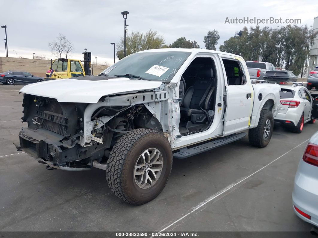 2017 Ford F-150 Raptor White vin: 1FTFW1RGXHFC78394