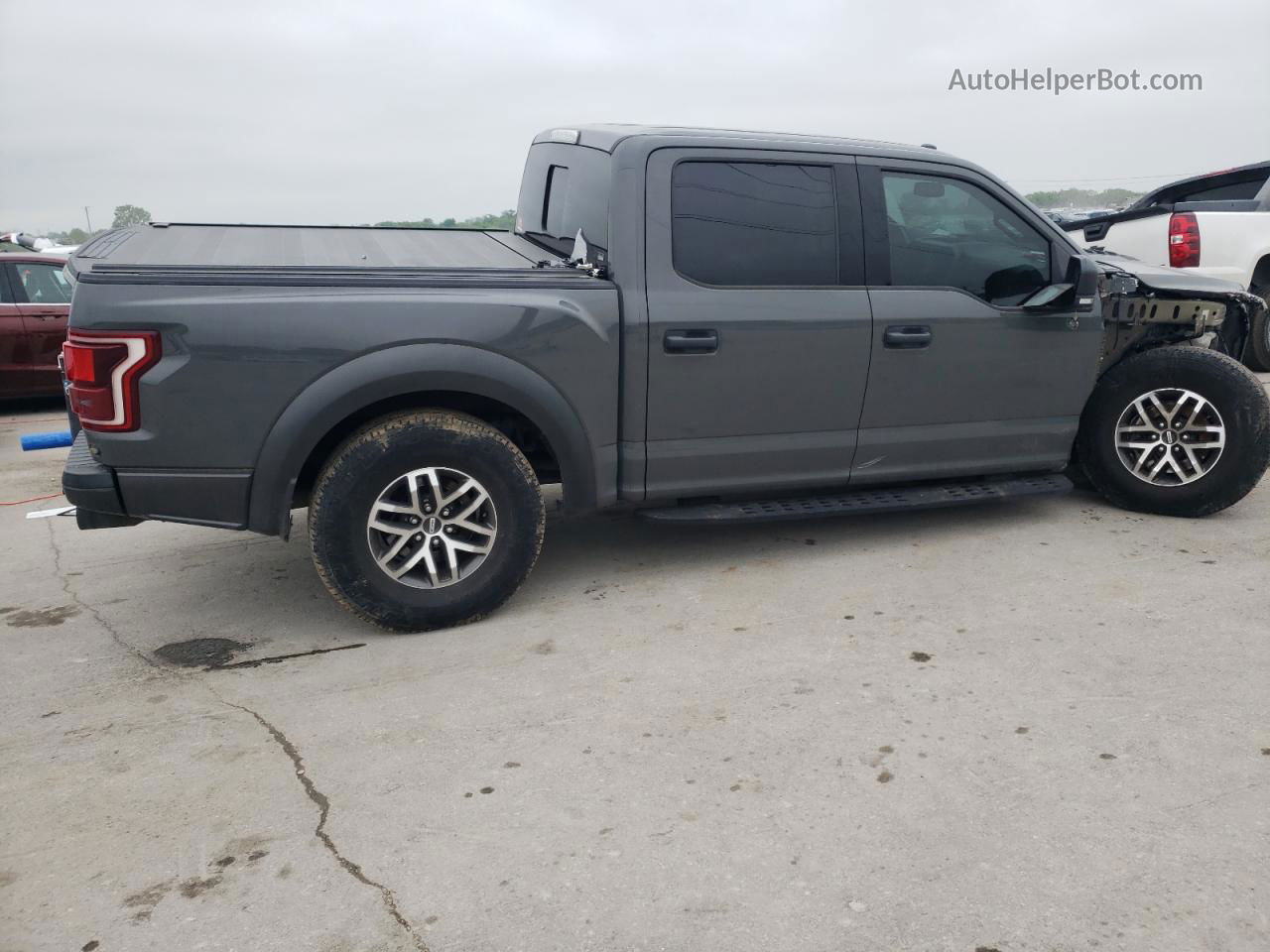 2018 Ford F150 Raptor Gray vin: 1FTFW1RGXJFE50168