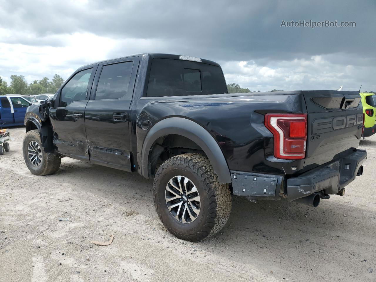 2019 Ford F150 Raptor Черный vin: 1FTFW1RGXKFB67903