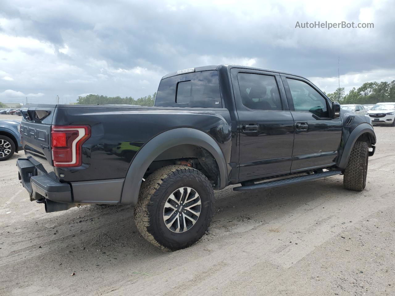 2019 Ford F150 Raptor Черный vin: 1FTFW1RGXKFB67903