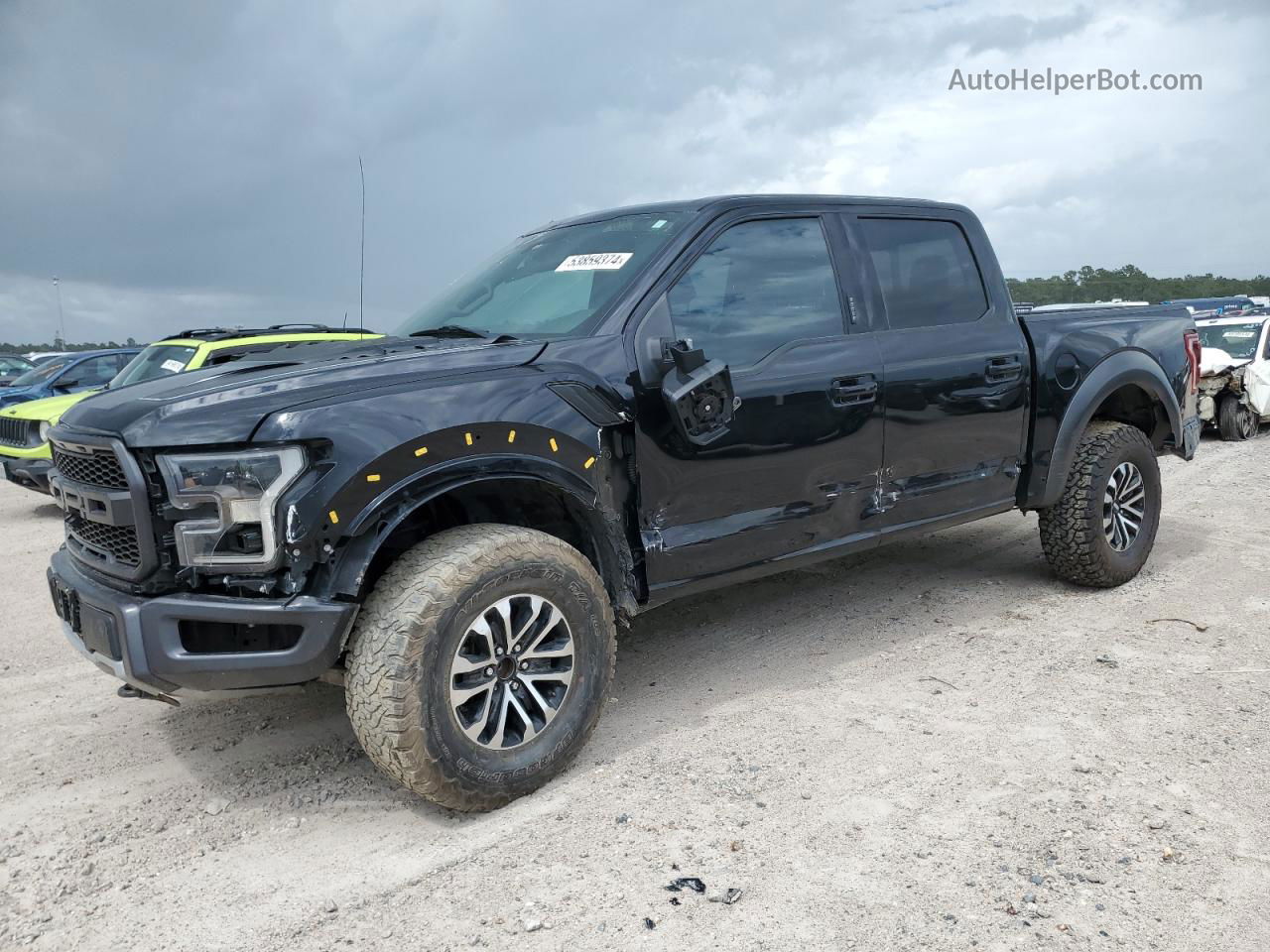 2019 Ford F150 Raptor Black vin: 1FTFW1RGXKFB67903