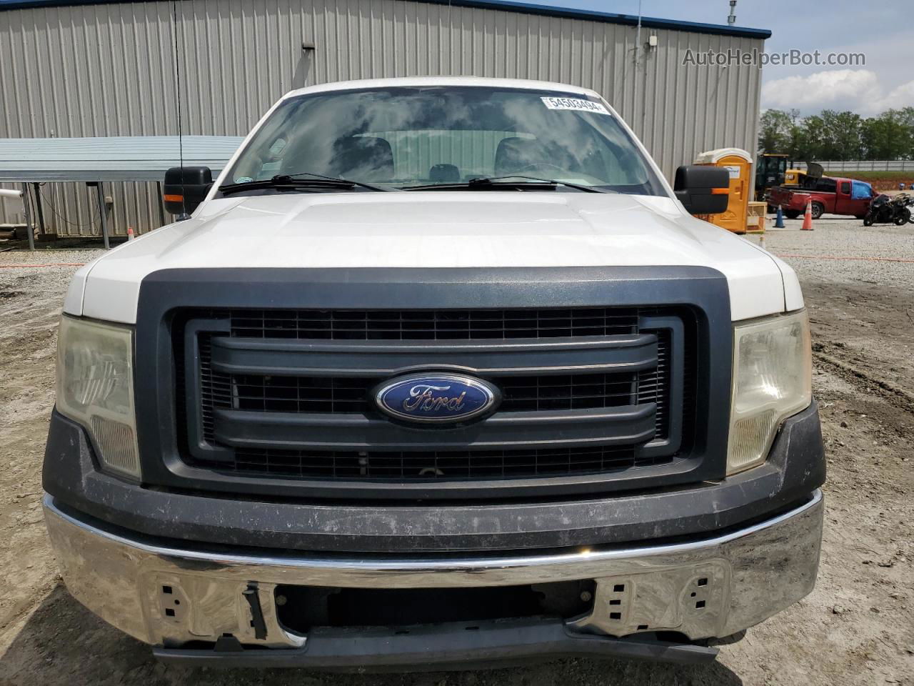 2014 Ford F150 Super Cab White vin: 1FTFX1CF0EKF78980