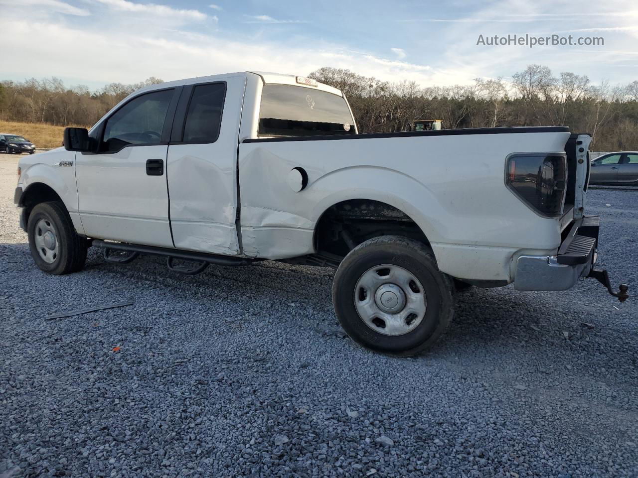 2011 Ford F150 Super Cab White vin: 1FTFX1CF1BFB99698