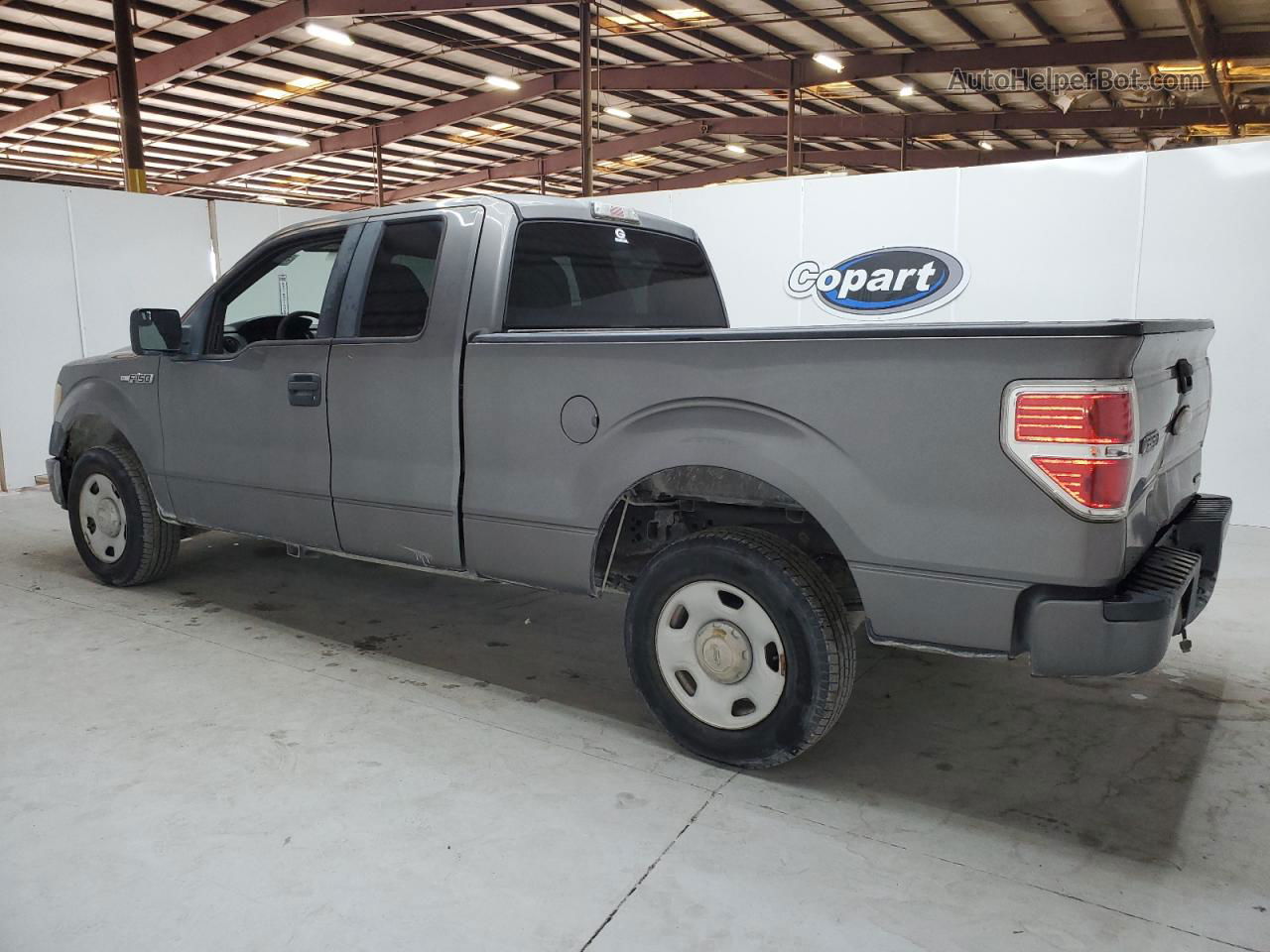 2011 Ford F150 Super Cab Gray vin: 1FTFX1CF2BFC06593