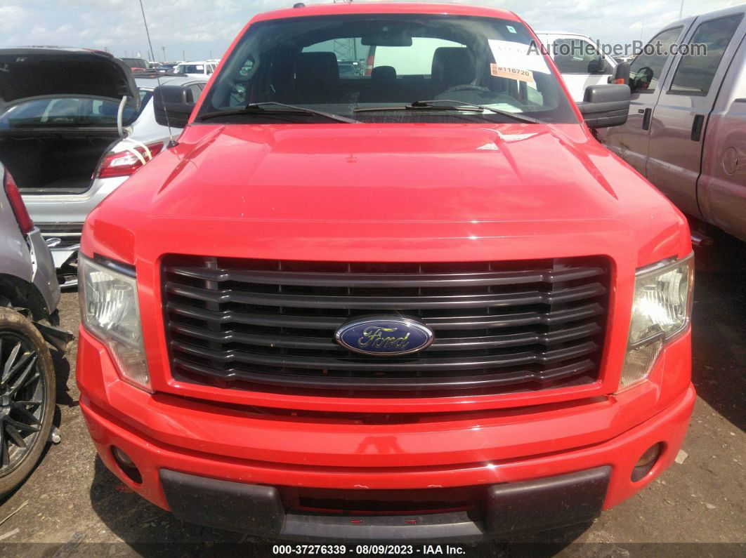 2014 Ford F-150 Stx Красный vin: 1FTFX1CF3EKE61605