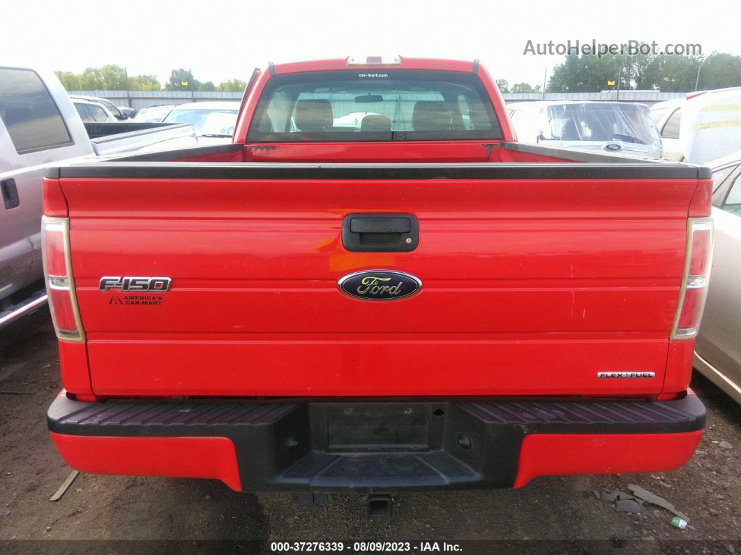 2014 Ford F-150 Stx Red vin: 1FTFX1CF3EKE61605