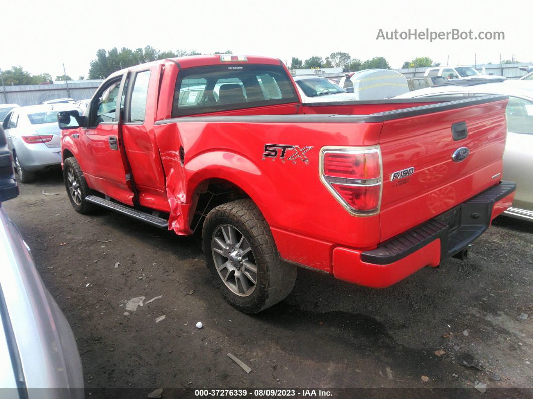 2014 Ford F-150 Stx Red vin: 1FTFX1CF3EKE61605