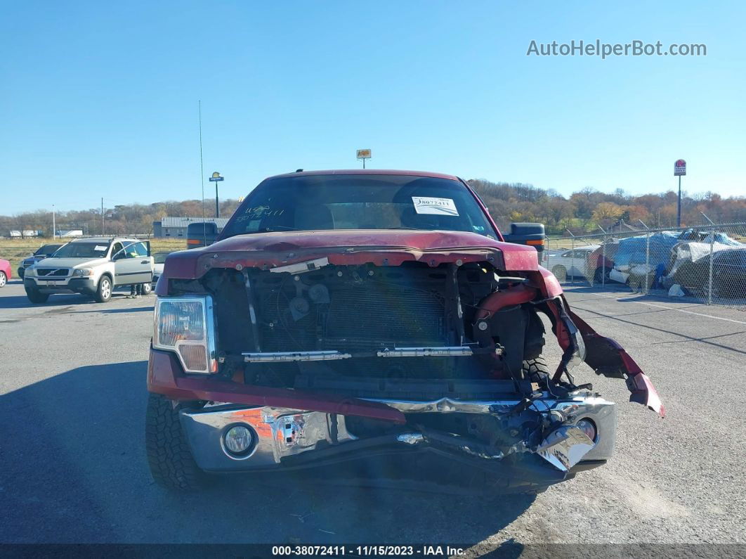 2014 Ford F-150 Xlt Maroon vin: 1FTFX1CF3EKF32902