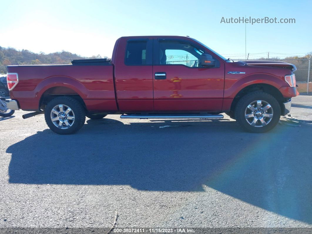 2014 Ford F-150 Xlt Maroon vin: 1FTFX1CF3EKF32902